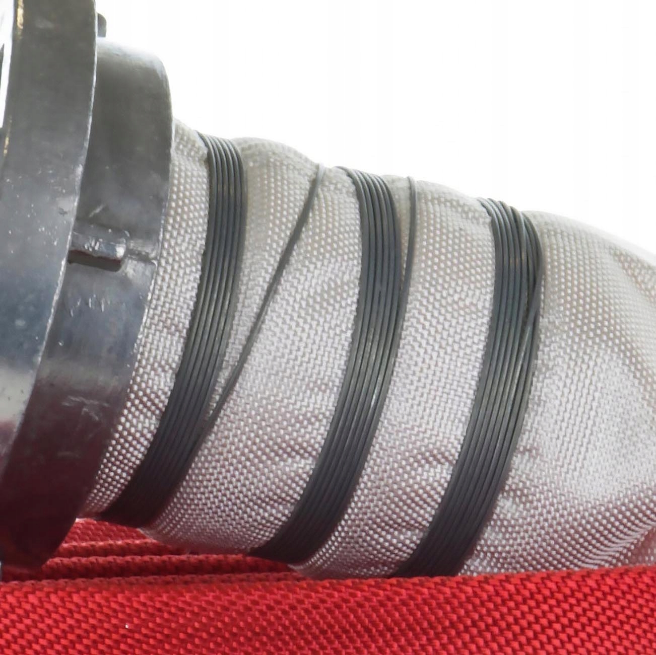 Wąż strażacki parciany wzmacniany do nawadniania STORZ 4 cale 100mm 20m R Średnica 100 mm