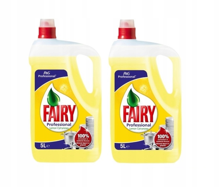 

Płyn do mycia naczyń Fairy 5l Lemon 2 x 5L 10 L