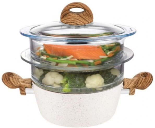 GARNEK DO GOTOWANIA NA PARZE 2 SITA INDUKCJA 20cm Kod producenta nature 20/4