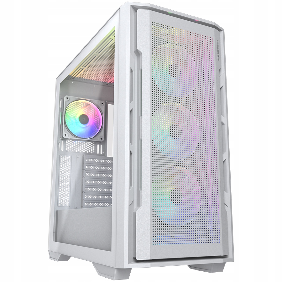 Cougar Počítačová Skříň Uniface Rgb White, Midi Tower