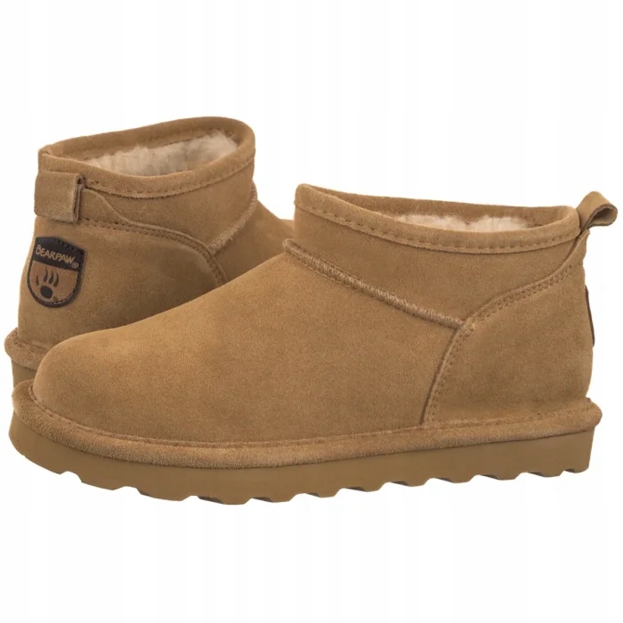 Dámské zimní boty Kotníkové Boty Bearpaw Shorty Coffee 3049W Hnědé