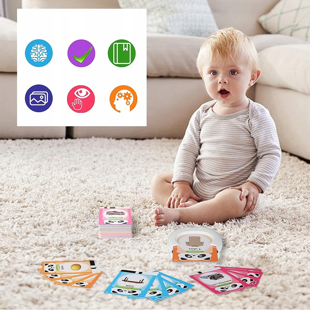 MÓWIĄCE FISZKI NAUKA ZABAWKI ANGIELSKI CZYTNIK KART SŁÓWKA DO NAUKI PREZENT Rodzaj nauka czytania