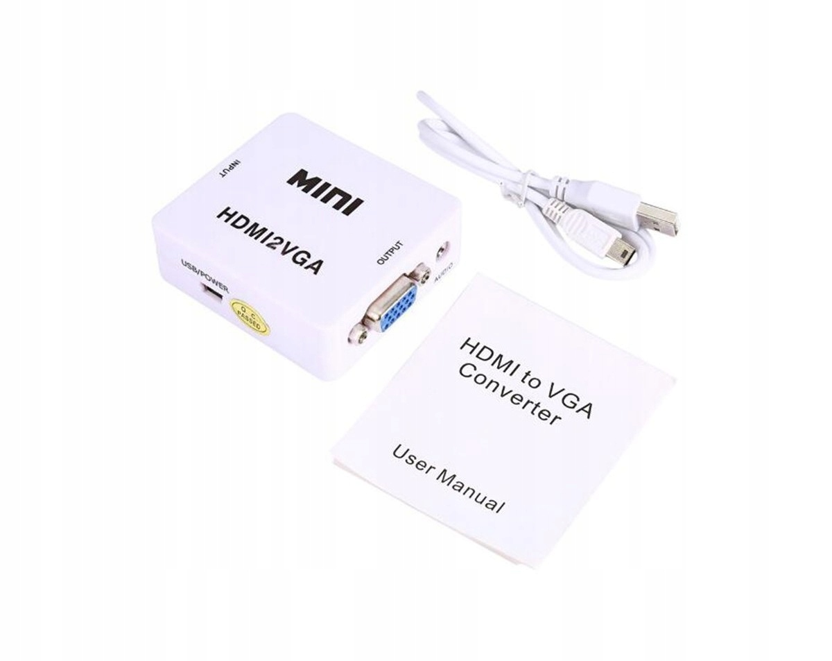 Konwerter video HDMI do VGA +audio Marka NTIinnovations