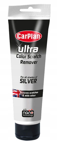 Pasta Koloryzująca Lekkościerna CarPlan Nano na rysy Ożywia kolor Srebrny