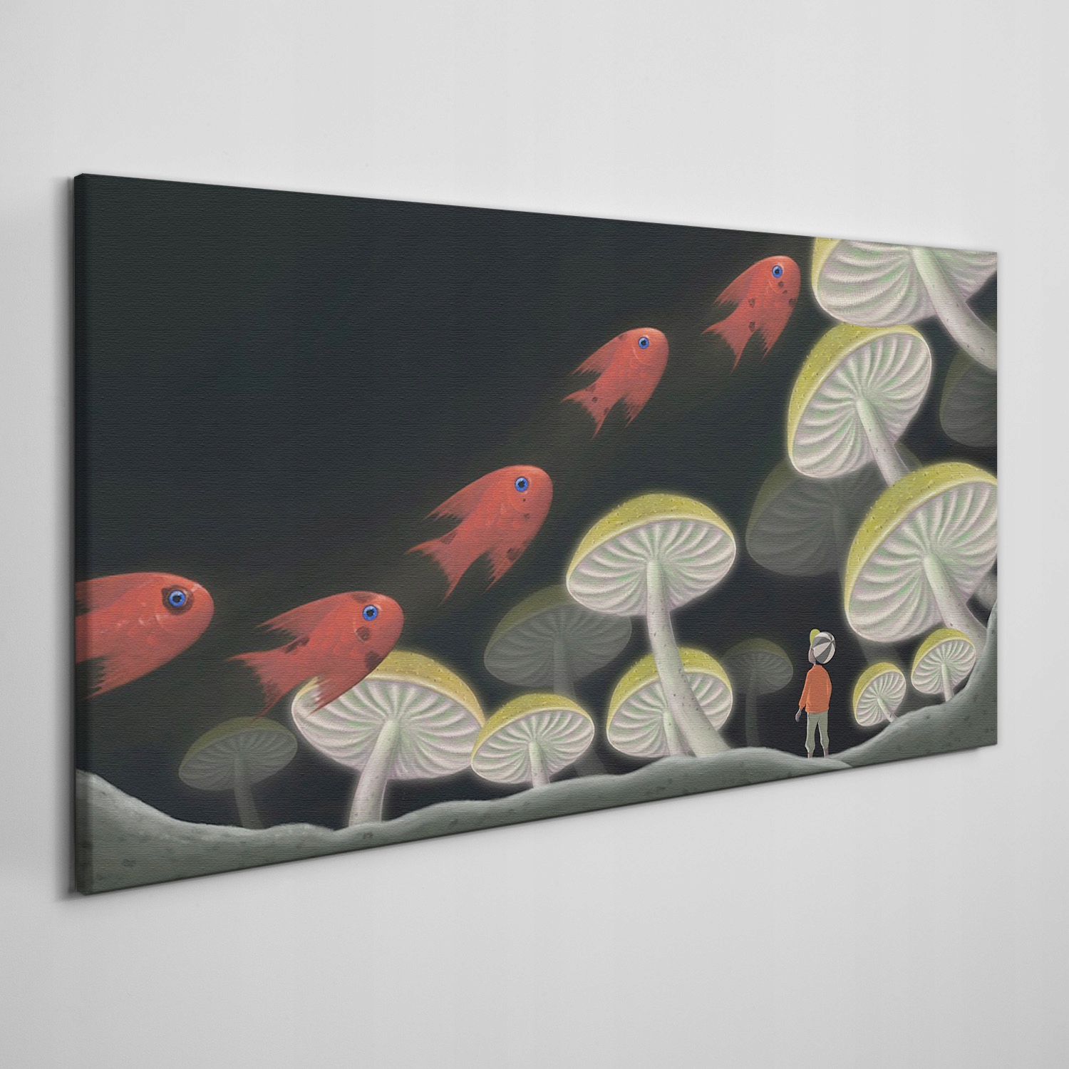 

Obraz płótno Fantasy surrealistyczne ryby 120x60
