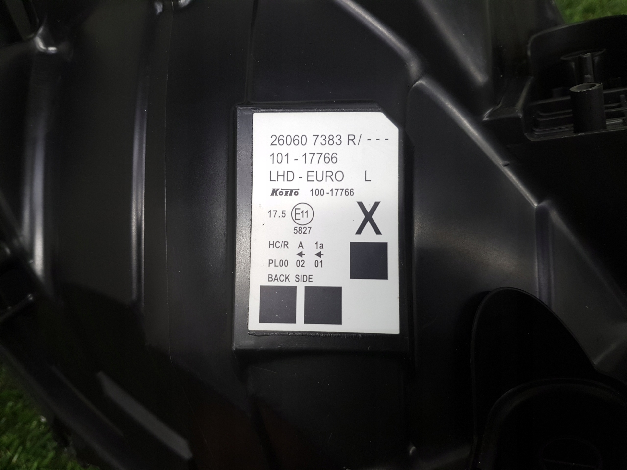 light left front LIFT RENAULT KANGOO 2 26060 7383 R