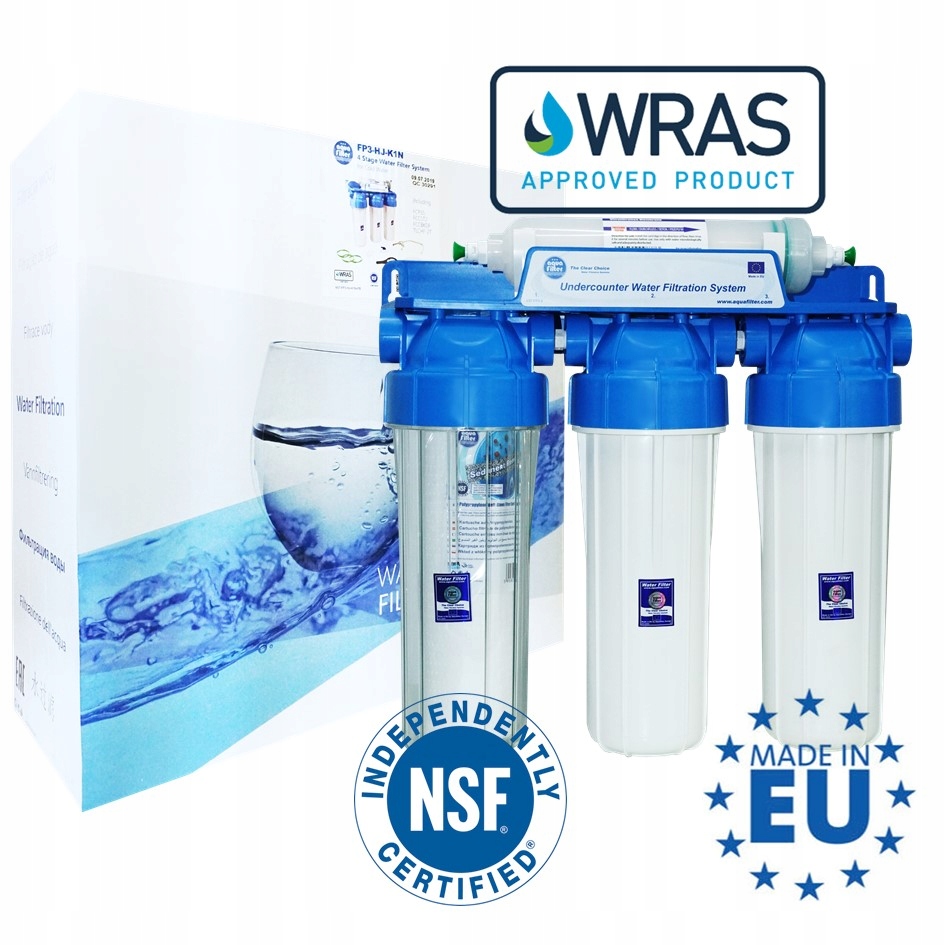 FP3-HJ-K1 AQUAFILTER FILTR DO WODY POD ZLEW KDF EAN (GTIN) 5908311097052
