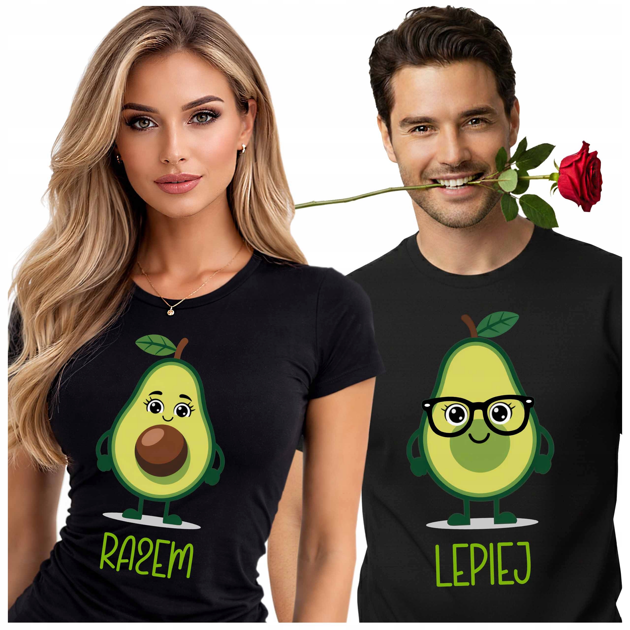 Vtipné Trička Pro Páry Na Valentýna Dárek Zamilovaných Polovin Avokáda