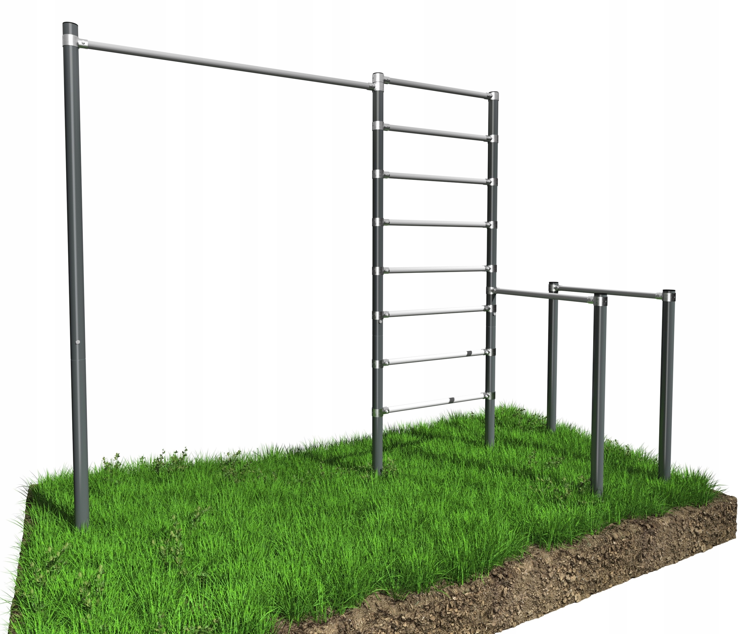 Sada zahradních hrazda, zábradlí, žebřík ZO6