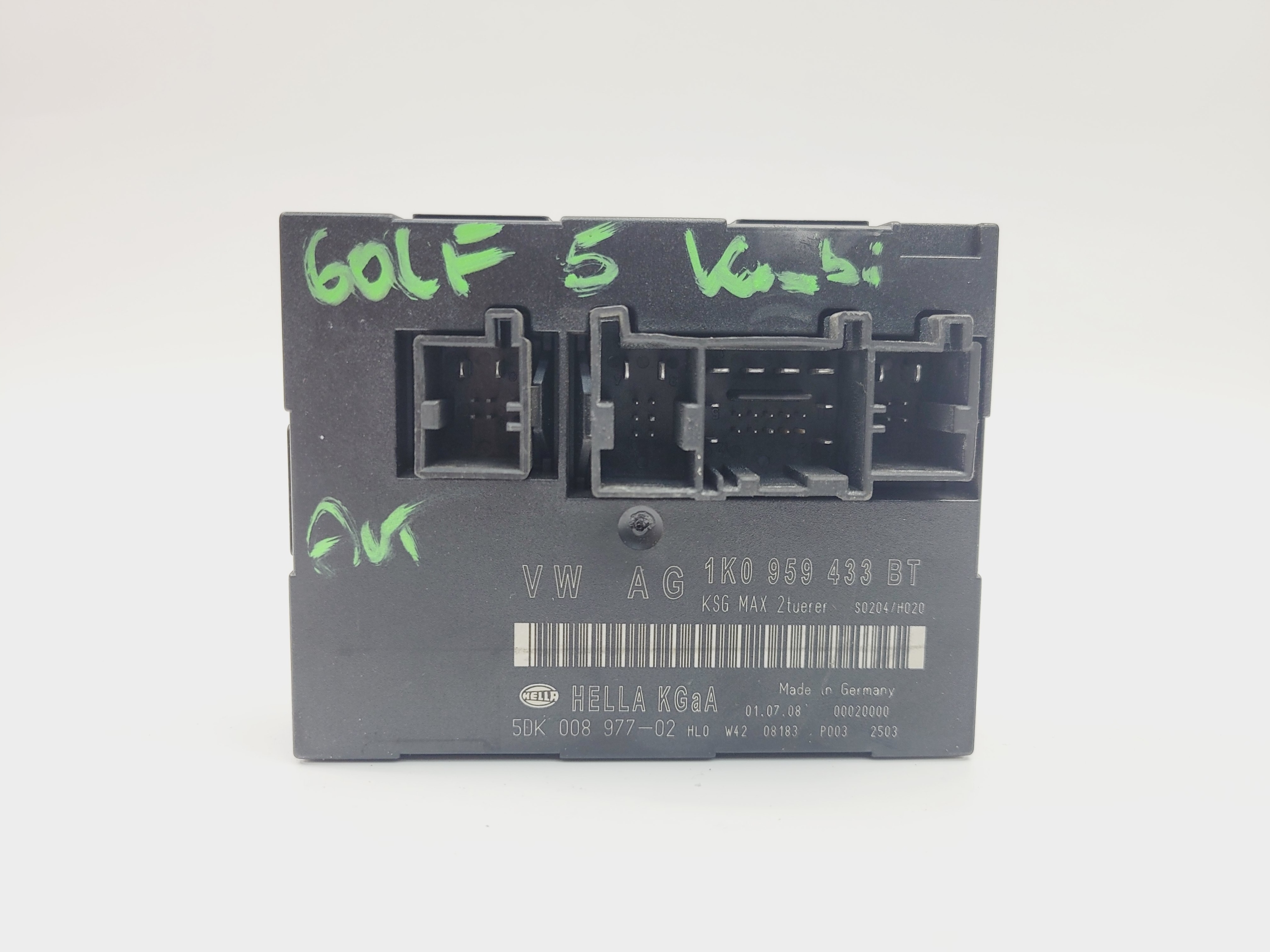 comfort control unit VW SEAT AUDI 1K0959433BT