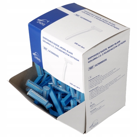 GOLARKA JEDNOOSTRZOWA MEDYCZNA 100szt MASZYNKA DO GOLENIA