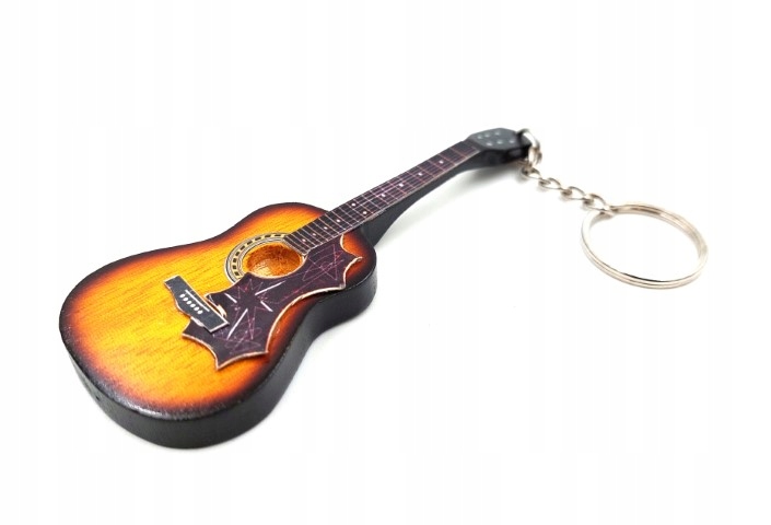 Brelok gitara klasyczna w stylu The Beatles EGK-0610