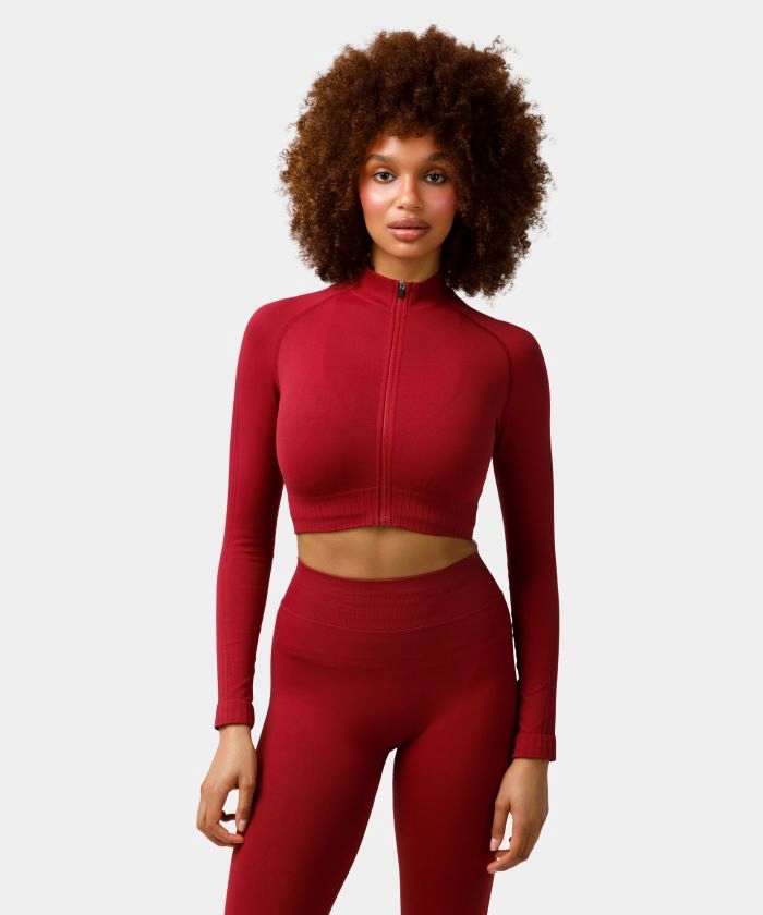 Top Bluza Longsleeve Rozpinany Bezszwowy Sportowy Carpatree S