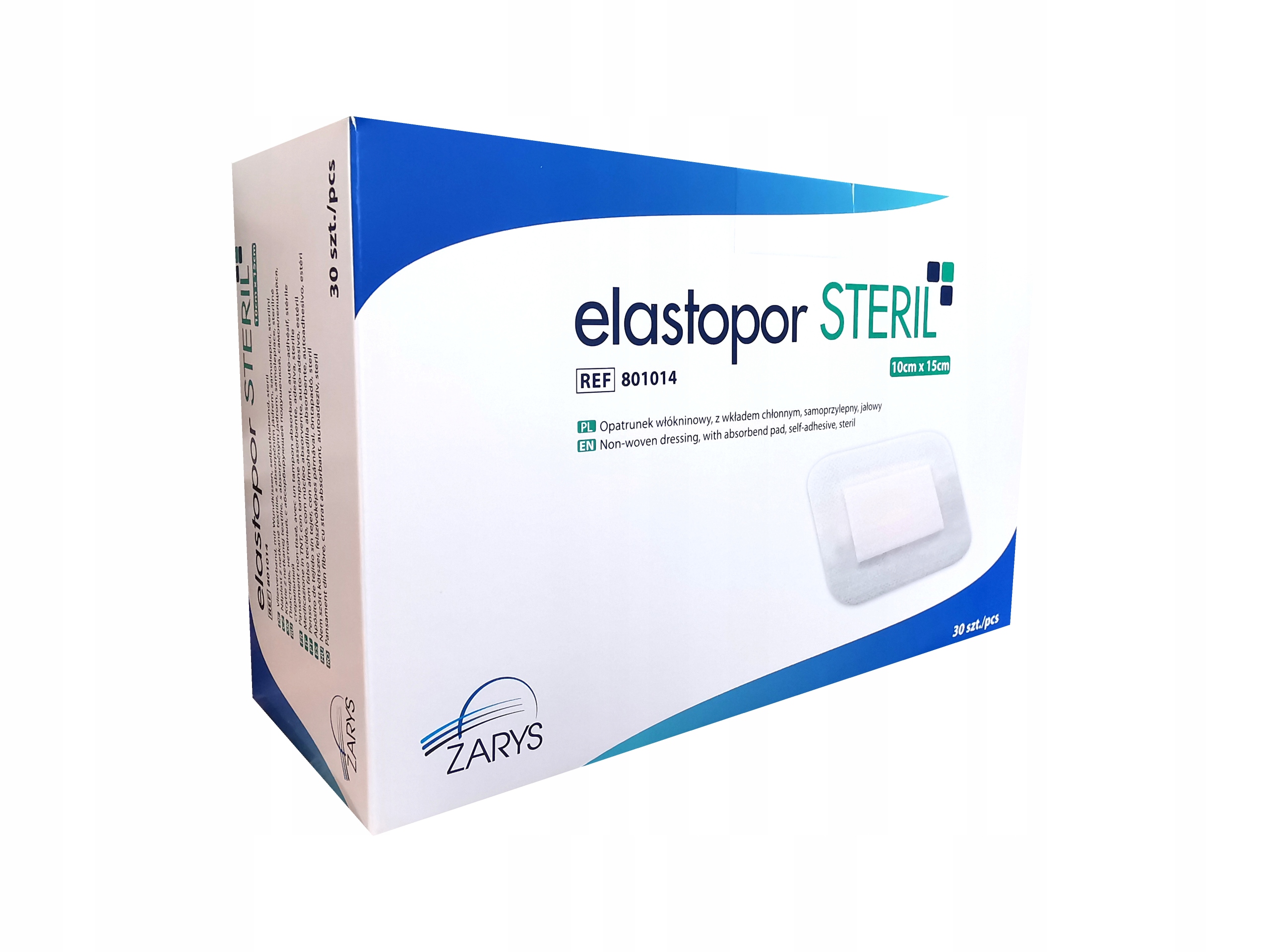 

Elastopor Steril 10x15cm Opatrunek jałowy 30szt