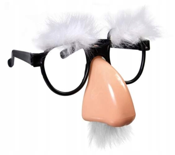 

Okulary z Nosem Profesorek Brwi Wąsy Kawalerski