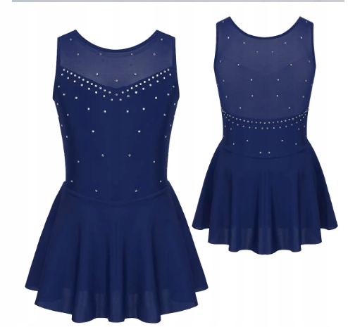 Strój Do Gimnastyki Balet Body Sukienka Do Tańca 158 164 Nr 2709