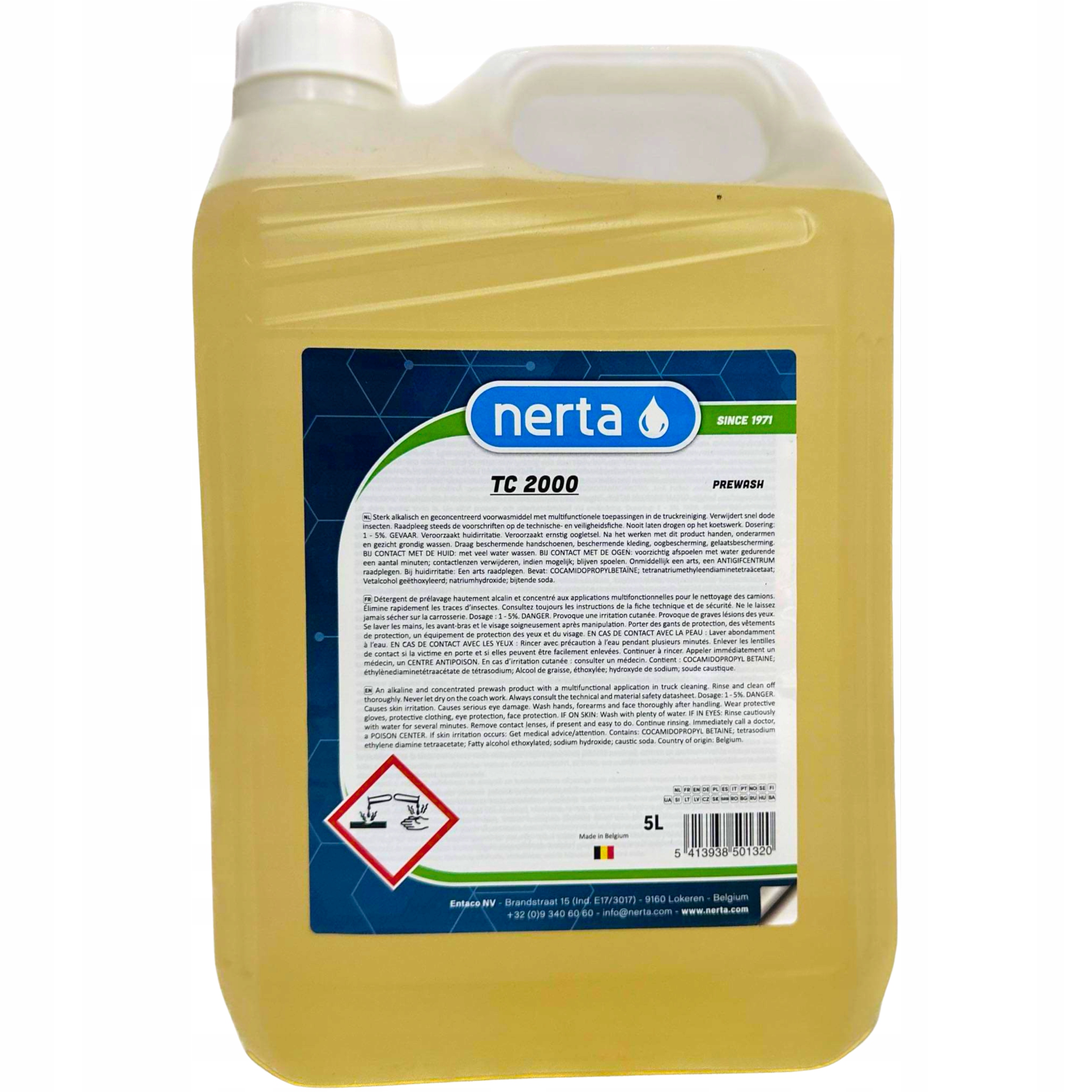 MOCNA AKTYWNA PIANA Nerta TC 2000 5L do mycia samochodu ciężarówek TFR TIR