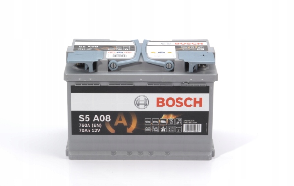 0092s5a080 - АККУМУЛЯТОР BOSCH AGM 70AH / 760A