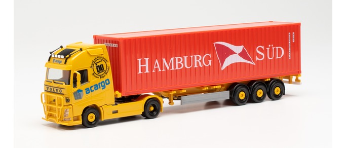 Herpa 313803 Volvo Fh Gl. XL acargo Hamburg Sud