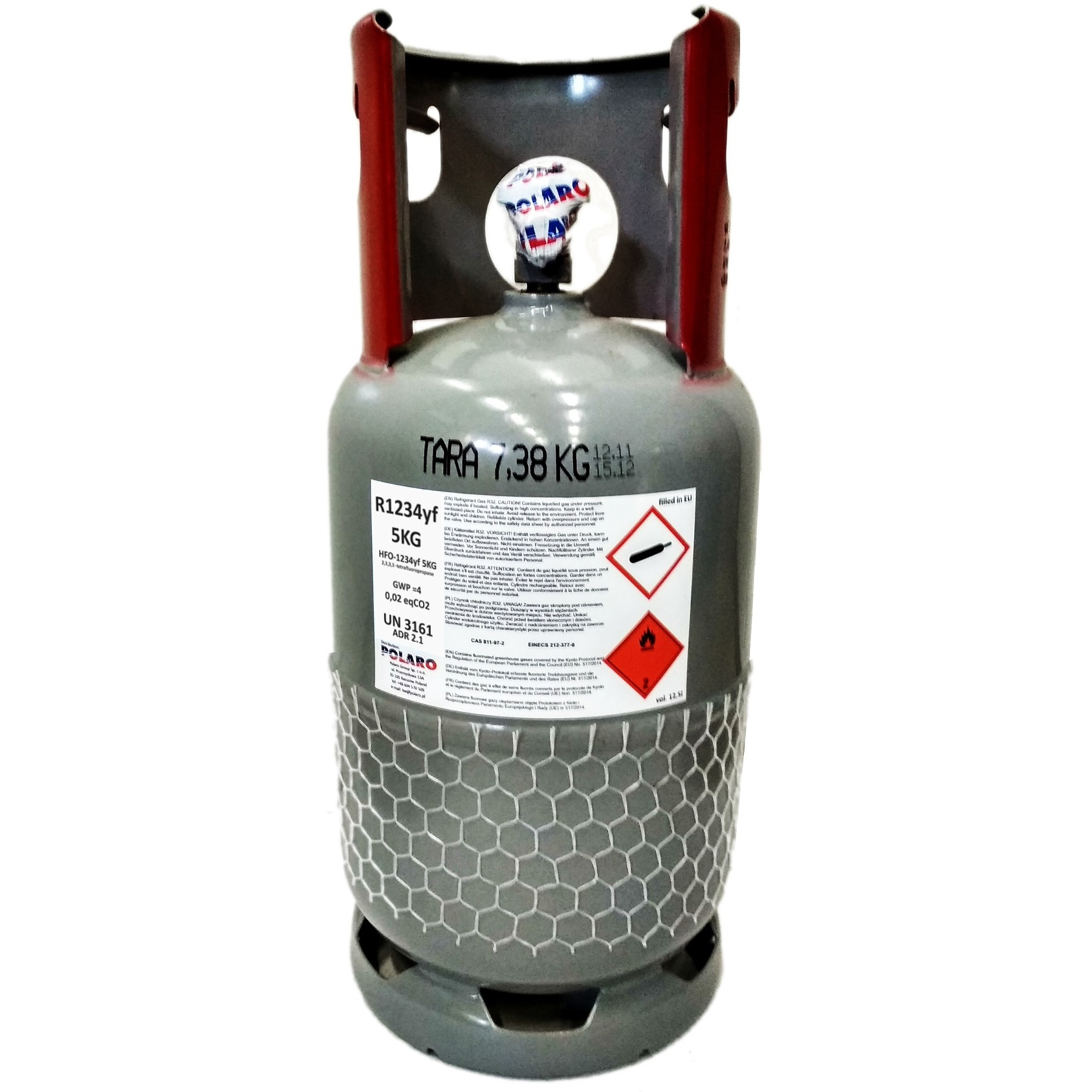 CZYNNIK CHLODNICZY R1234YF 5KG GAZ LEGALNY POLARO