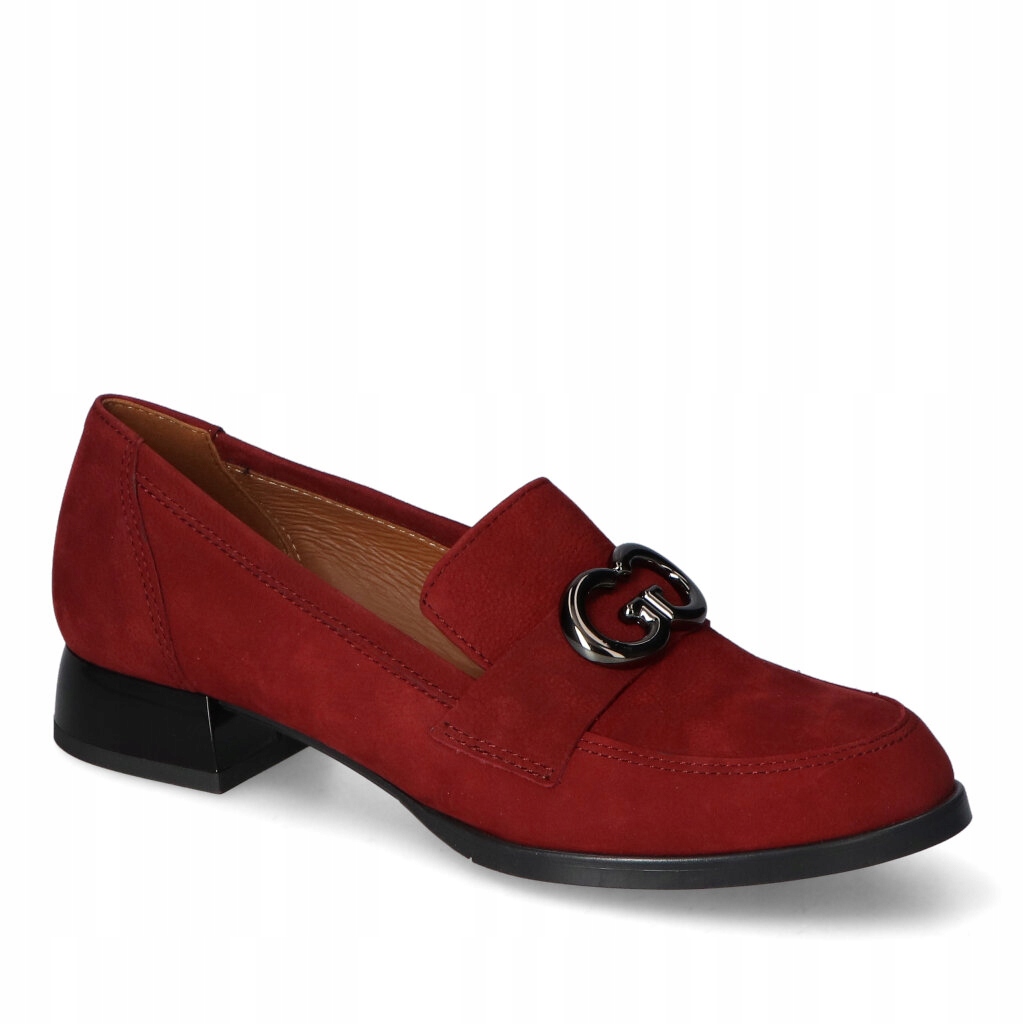 Dámské mokasíny Gamis Bordové Semišové s ozdobou 39
