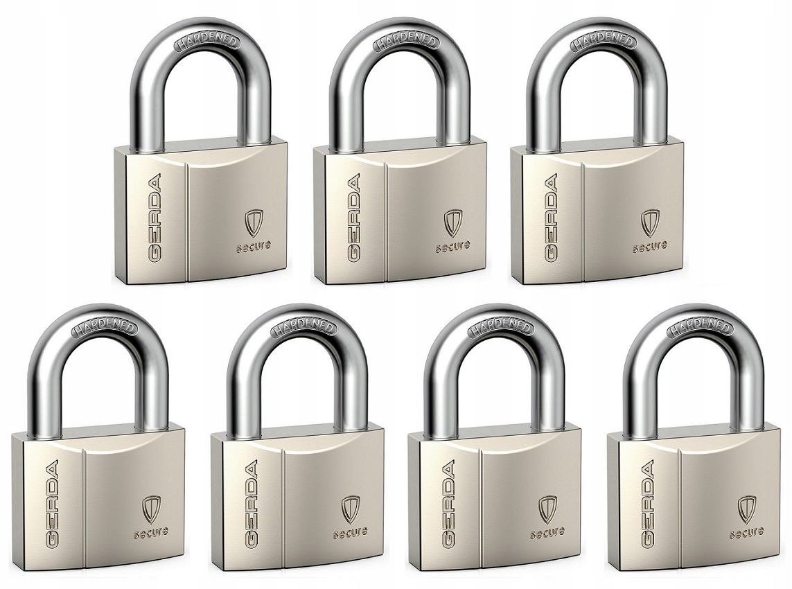 

Gerda Secure 7 Kłódki System Jednego Klucza 40