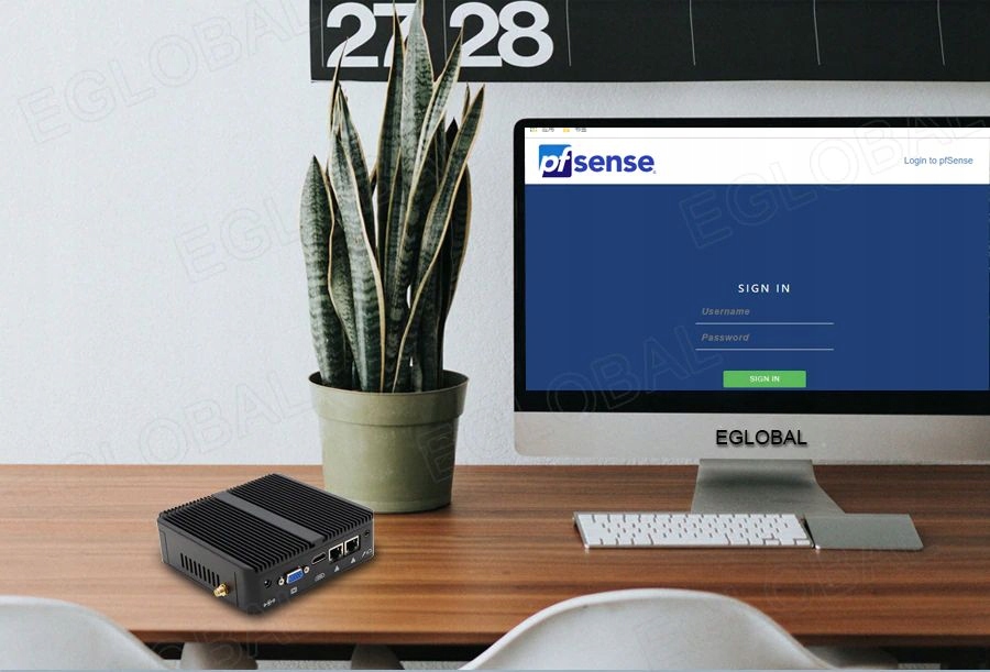 Przemysłowy mini PC Intel WiFi HDMI VGA 2xRJ45 RS Typ pamięci RAM DDR4