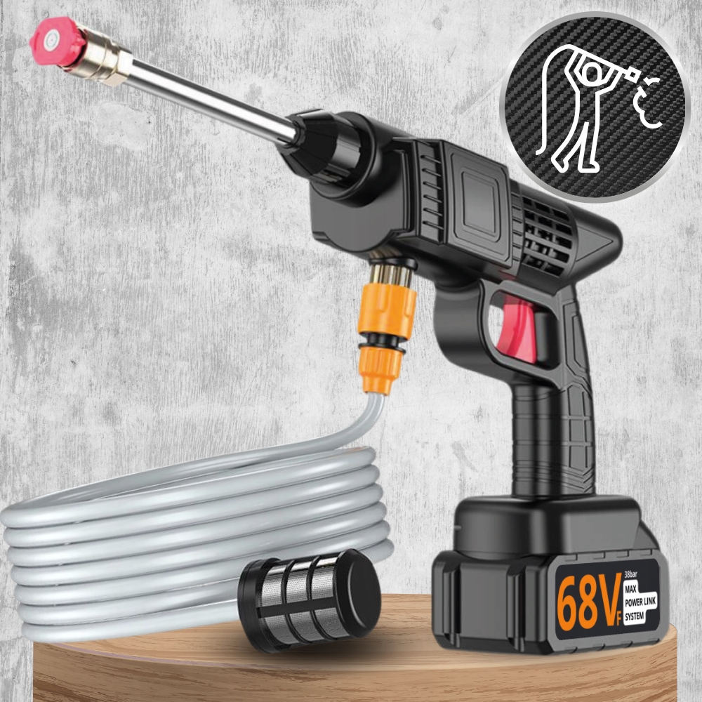 AKUMULATOROWA MYJKA CIŚNIENIOWA DO OGRODU, OKIEN I KOSTKI, ZESTAW POWER Marka inna