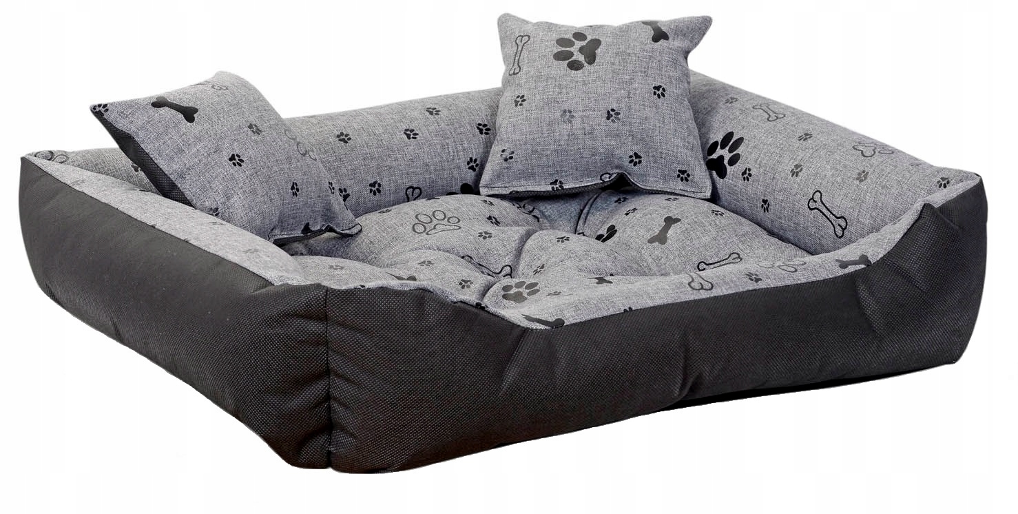 Levně Pelíšek Črano Šedé Vel 130 x 105 cm pro psa Voděodolné.