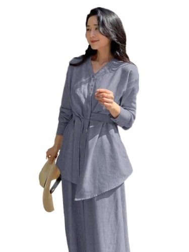 Dazy Komplet Se Zavazováním A Asymetrickou Halenkou XL 1HA