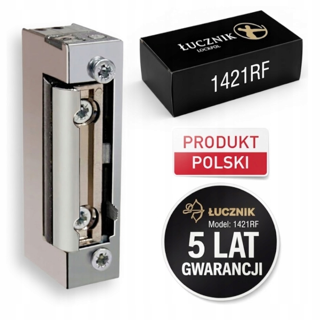 Elektrozáves Łucznik 1421RF 12V 24V DC radiálny reverzný s blokovaním