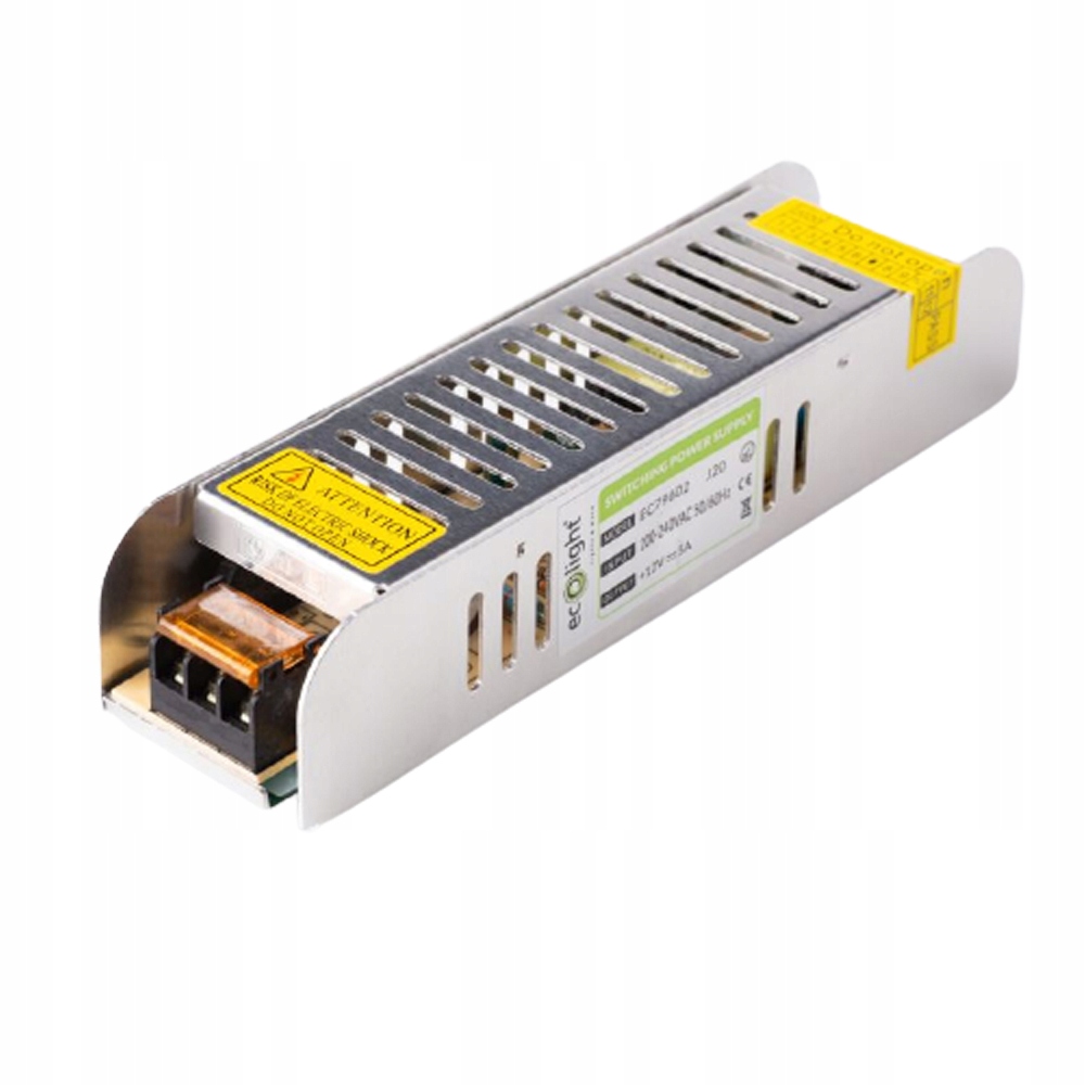 Zasilacz Led 60W 12V 5A IP20 Slim 160x40x32