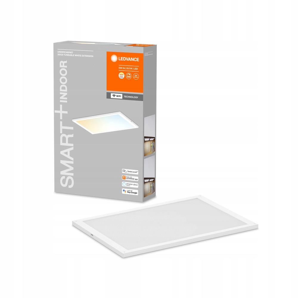 Podskříňkové svítidlo Led Panel Inteligentní 6.8W Cct 30x20xm Smart+ WiFi