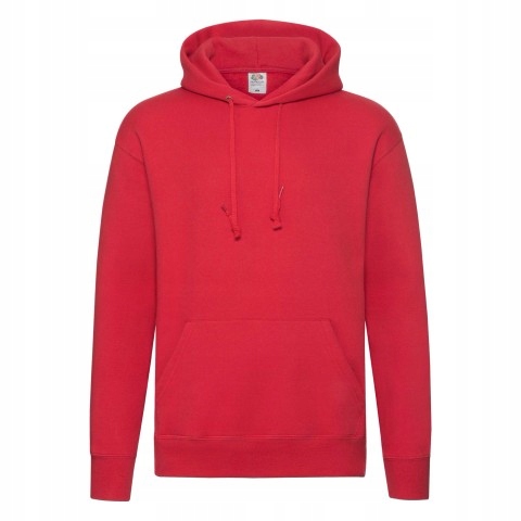 Pánská mikina s kapucí Hooded Sweat Premium Fruit of the Loom Červená S