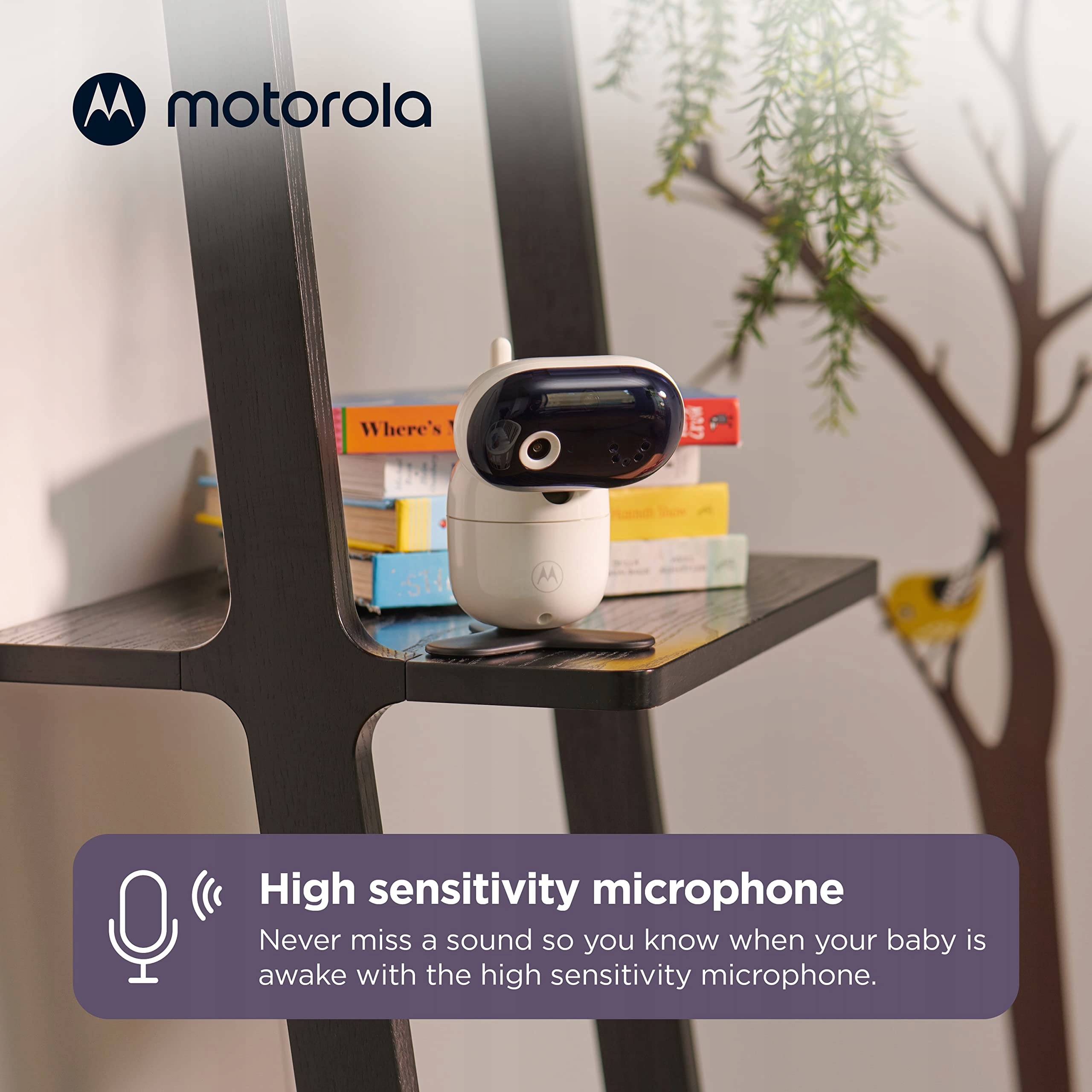 MOTOROLA Niania Elektroniczna Kamera Nocna Dwustronna Komunikacja Aplikacja — miniatura 4