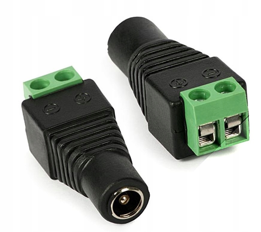 

Wtyk G-55 do zasilania kamer Ip do monitoringu
