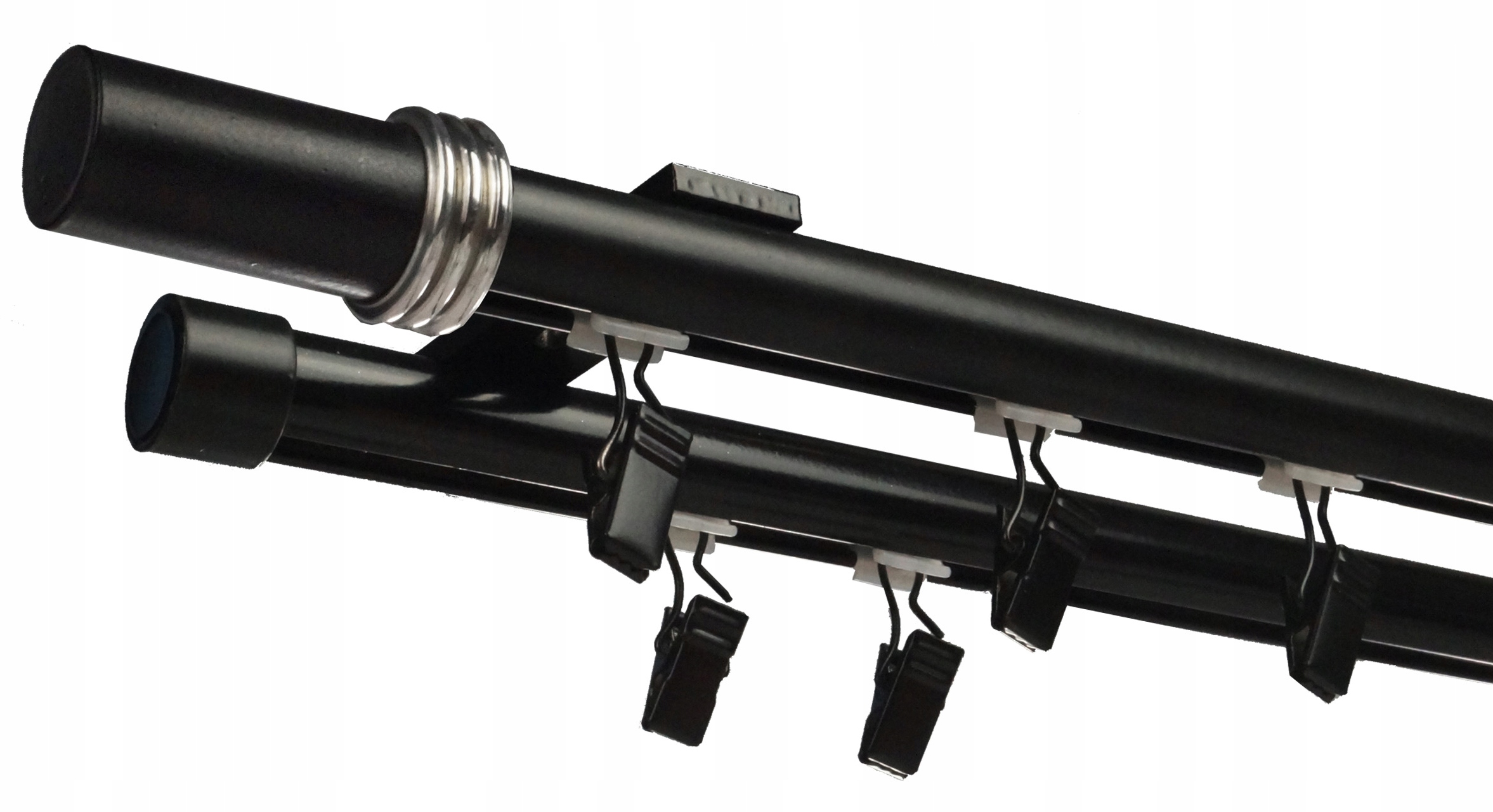 

Karnisz sufitowy Aluminiowy Podwójny Fi 19 3,6 m