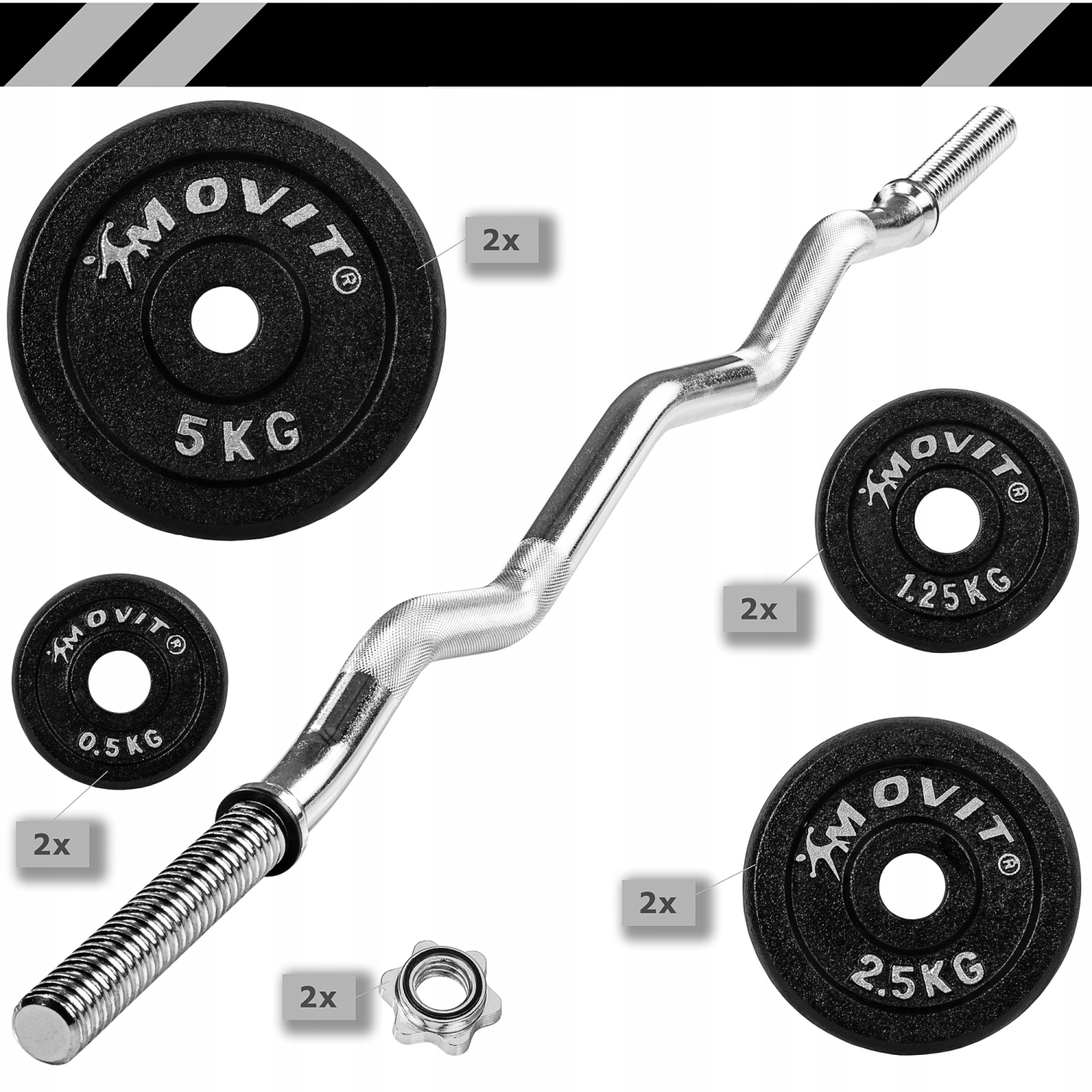 ZESTAW 26 KG GRYF ŁAMANY SZTANGA 120CM OBCIĄŻENIA Stan opakowania oryginalne