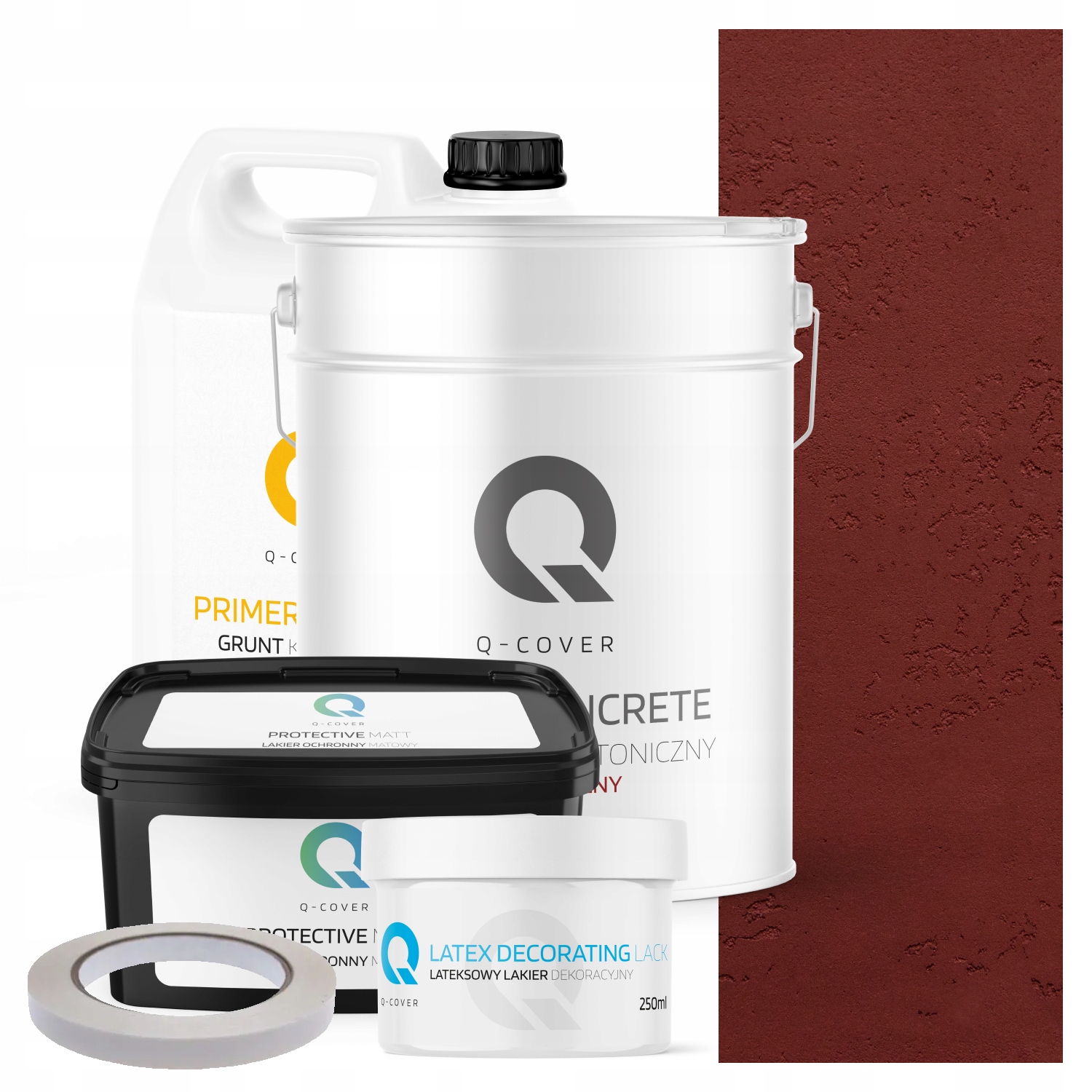 Vnitřní Architektonický Beton Sada Vínová H3110 19kg Komplet 10m2