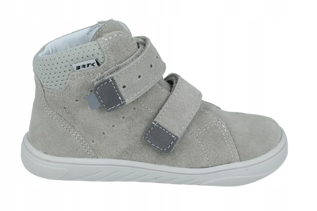 Barefoot trzewiki 11043 skórzane buty dziecięce bez ocieplenia szary r. 23 Bohater / Bajka brak