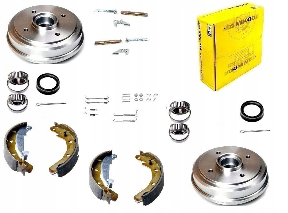 Bubny Ložiska Čelisti Rozpěrky Daewoo Matiz Chevrolet Spark Sada