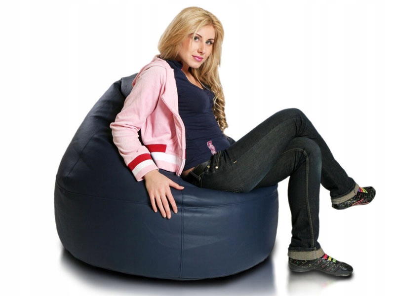 110X95 SZARY FOTEL WOREK PUFA SAKO POLSKA JAKOŚĆ Marka inna