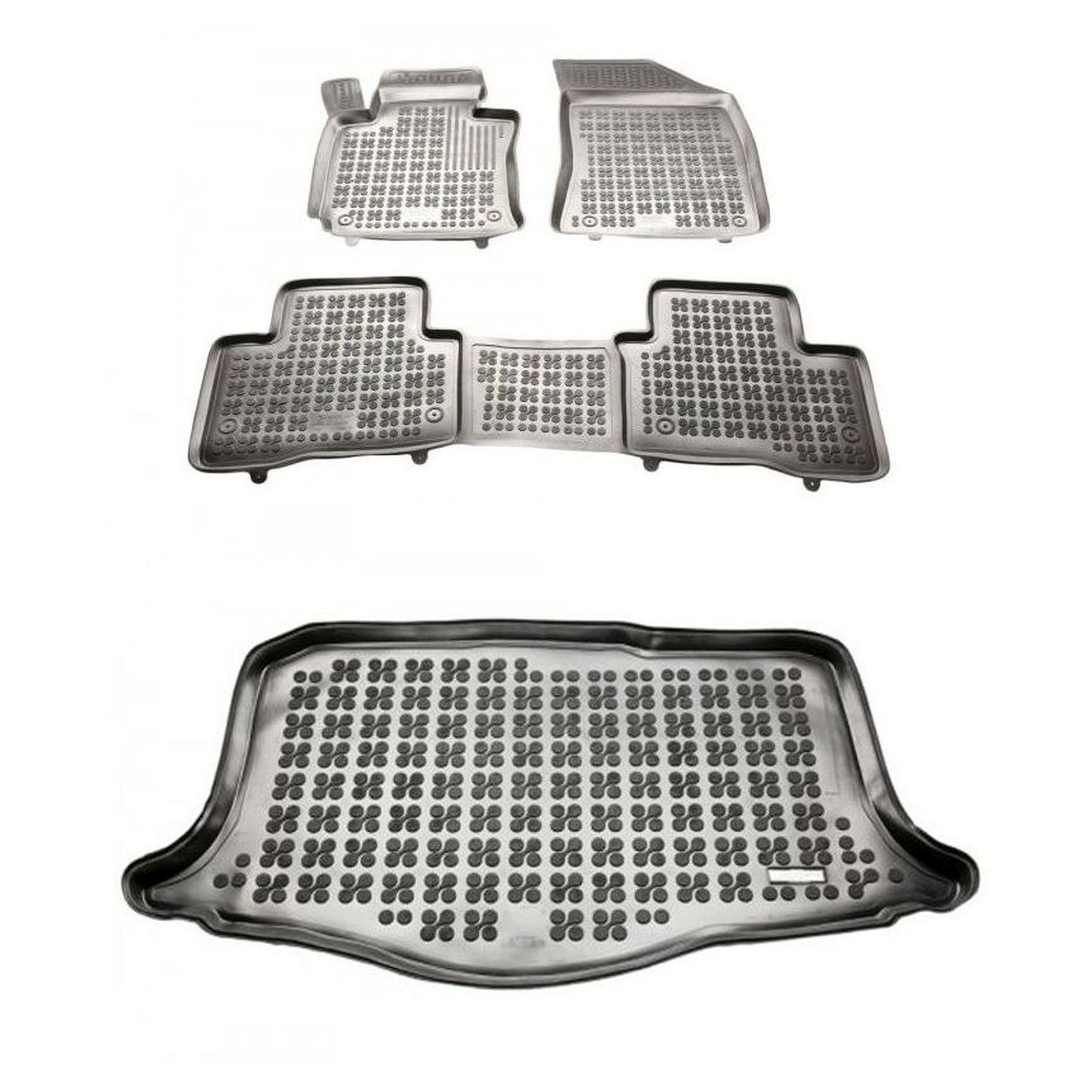 Gumová sada kobercov a rohoží pre SsangYong Tivoli od 2015 5 osôb, 4x2 Fwd