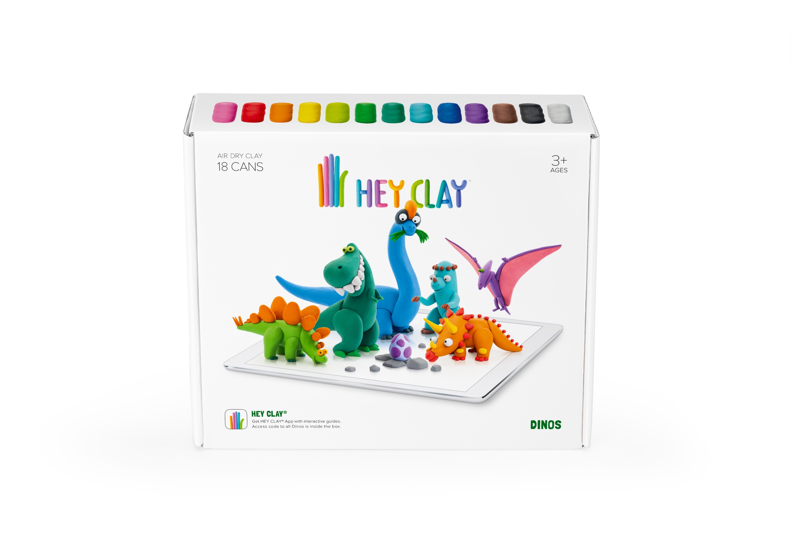 

Tm Toys Hey Clay Masa plastyczna Dinozaur HCLSE006