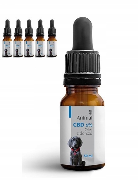 Cbd 6% Konopný Olej Pro Psy A Psy Kočky 50 ml