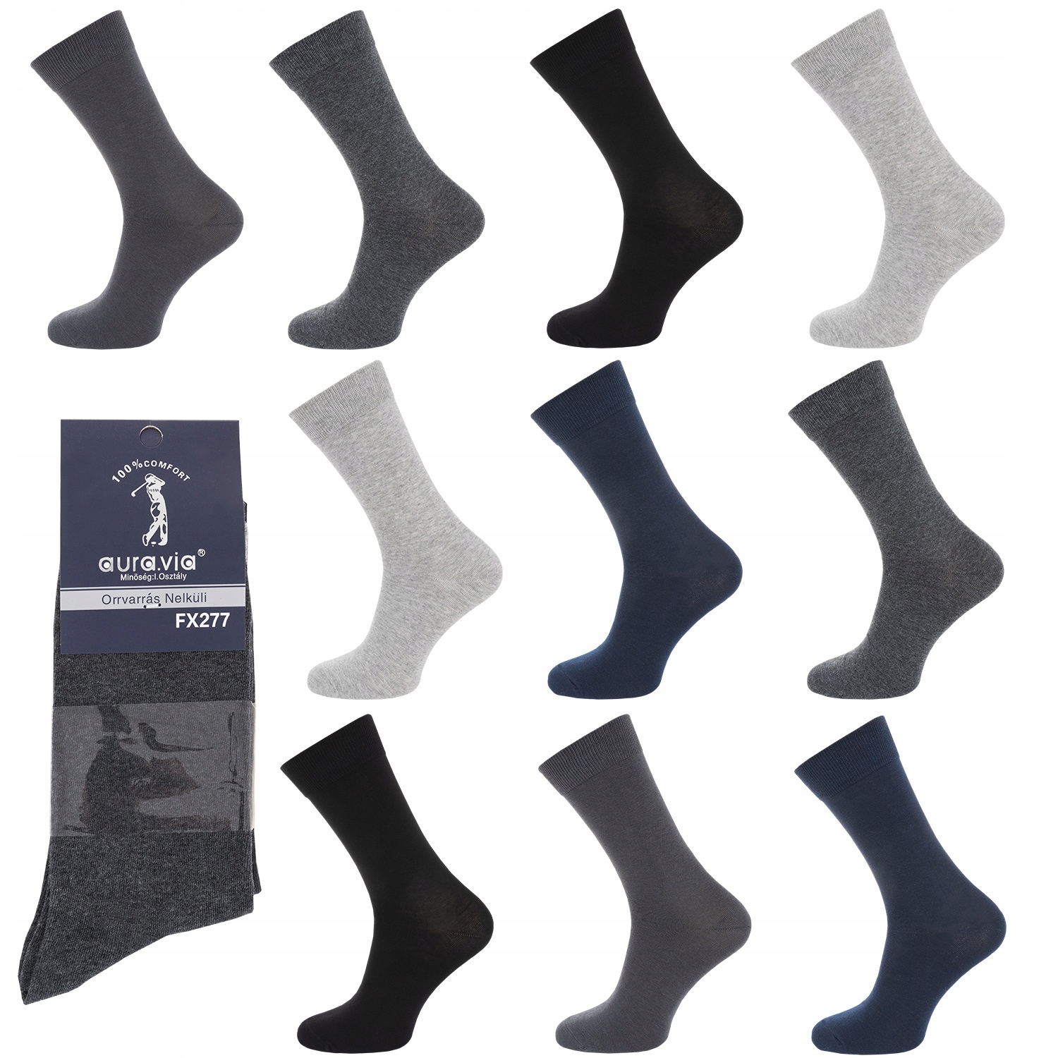 

10PAK Skarpety Bawełniane 100% Comfort 39-42