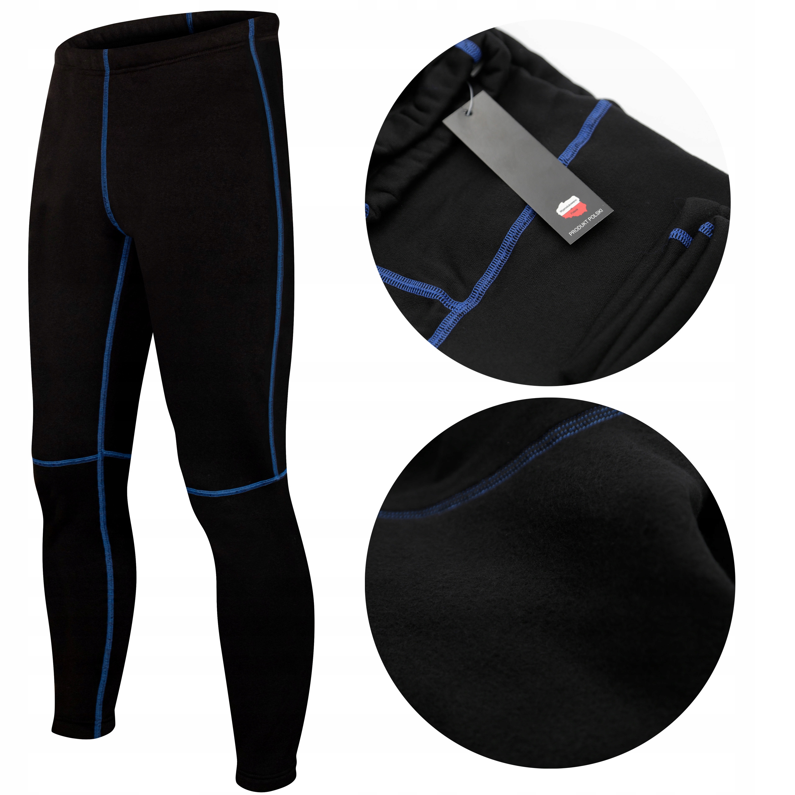 SPODNIE ROBOCZE POLAROWE MĘSKIE 4XL ODDYCHAJĄCE CIEPŁE MESZEK SZYBKOSCHNĄCE