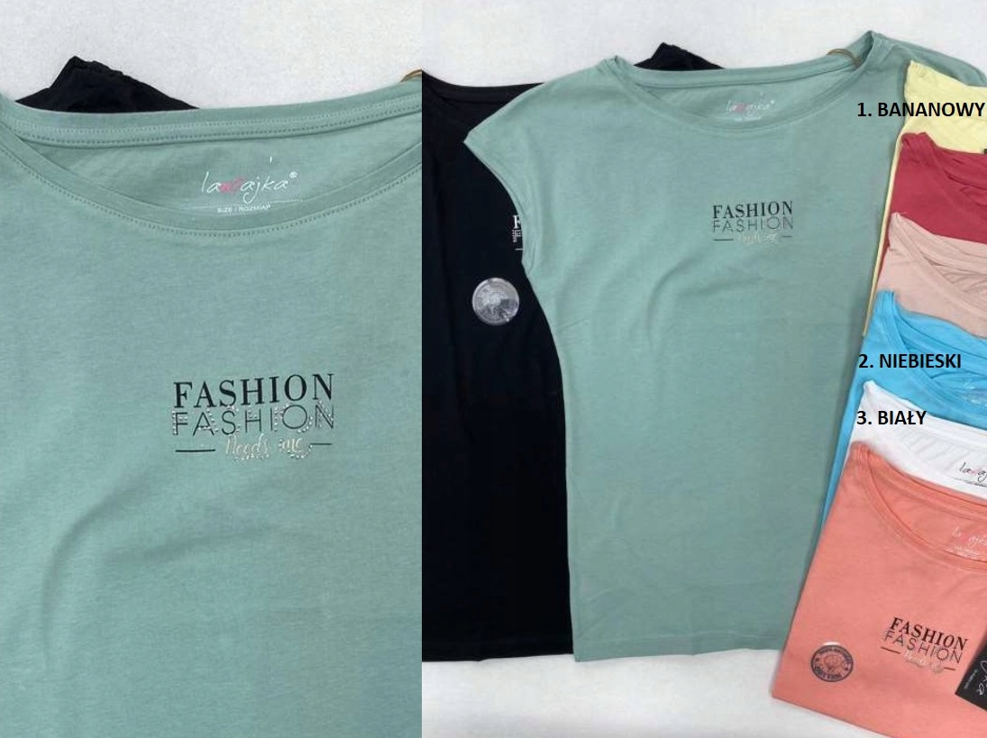 

Lamajka damska bluzka koszulka t-shirt M/L kolor