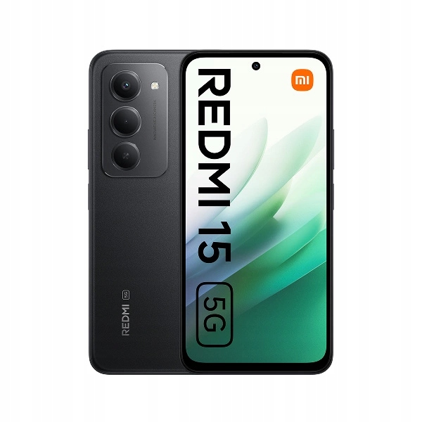 Smartfon Xiaomi Redmi 15 5G 4GB/128 Gb Czarny 6,9" 144Hz DualSIM