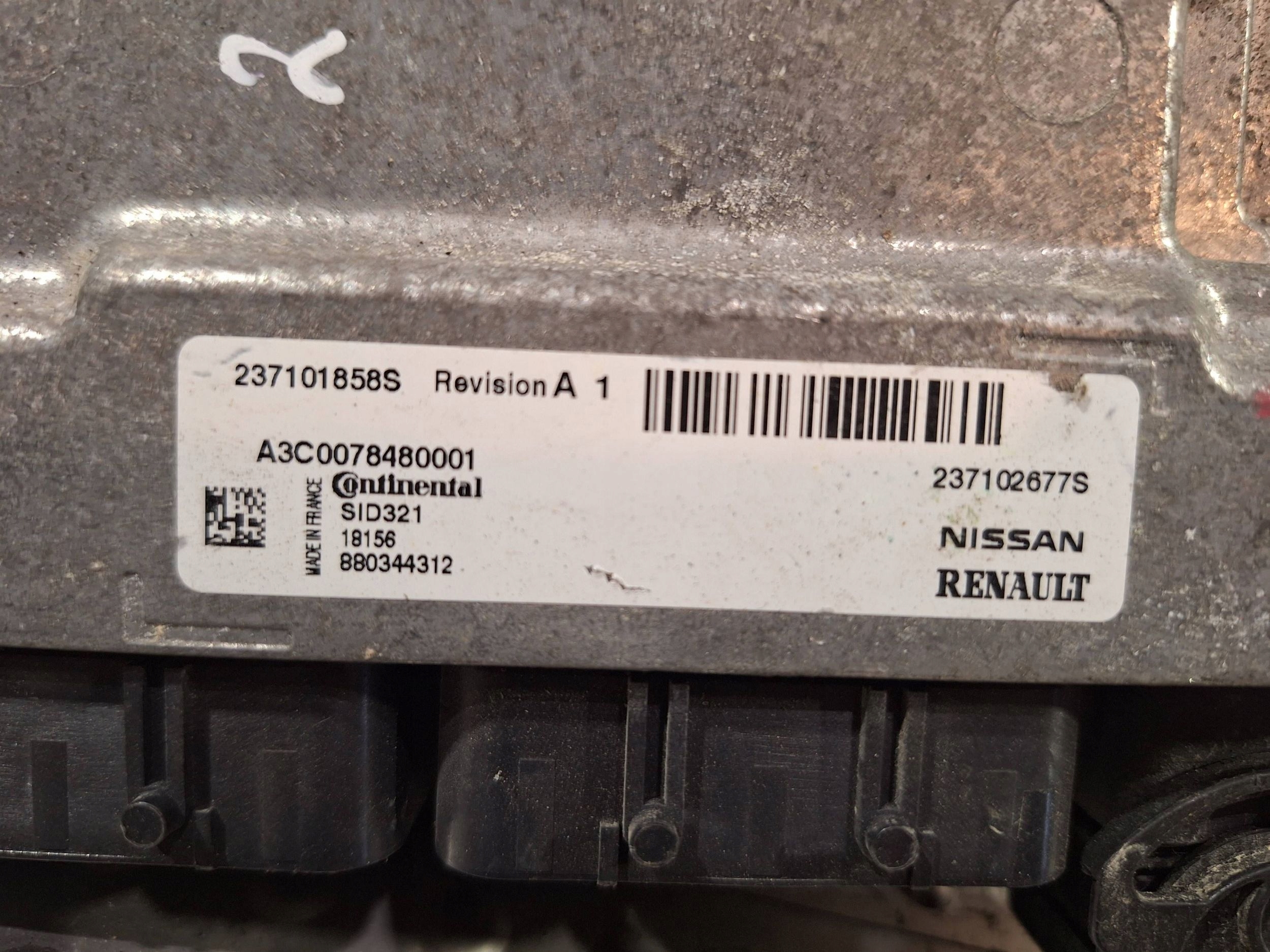 Computer A3C0078480001 237102677S 237101858S RENAULT